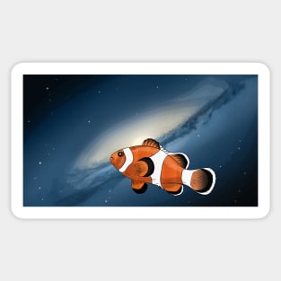 Un pesce pagliaccio nell'universo Sticker